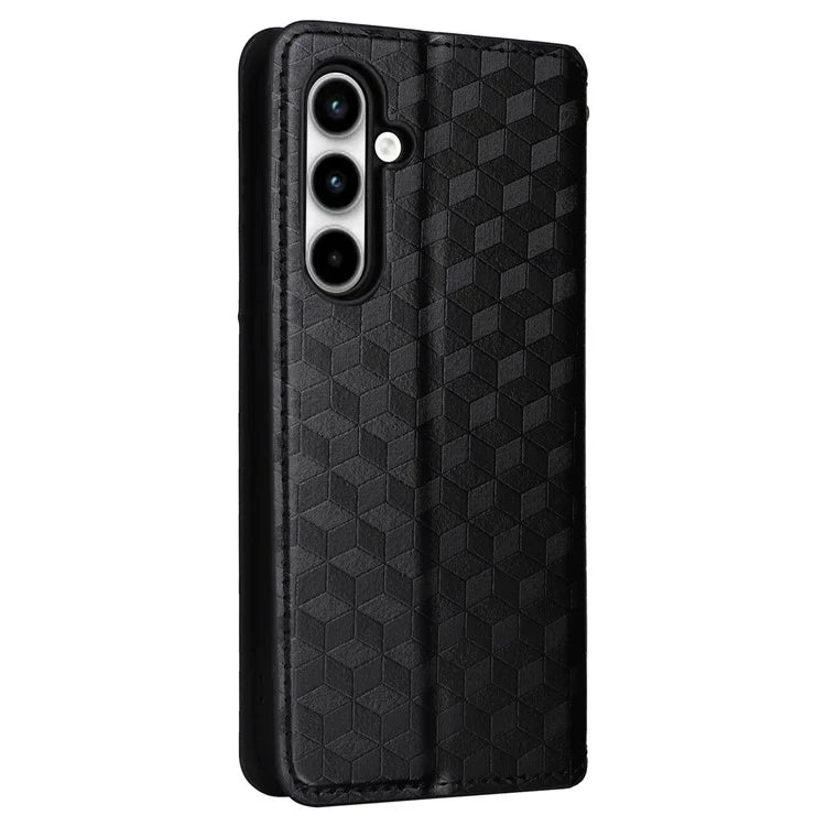 For Samsung Galaxy A35 5G Phone Wallet Leather Case Rhombus Imprinted
