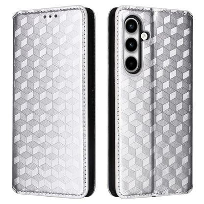 For Samsung Galaxy A35 5G Phone Wallet Leather Case Rhombus Imprinted