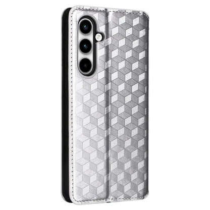 For Samsung Galaxy A35 5G Phone Wallet Leather Case Rhombus Imprinted