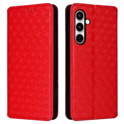 For Samsung Galaxy A35 5G Phone Wallet Leather Case Rhombus Imprinted