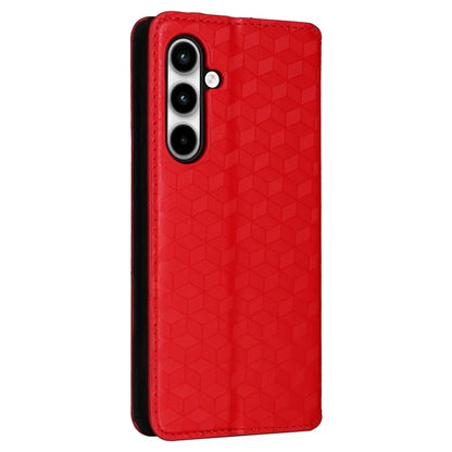 For Samsung Galaxy A35 5G Phone Wallet Leather Case Rhombus Imprinted