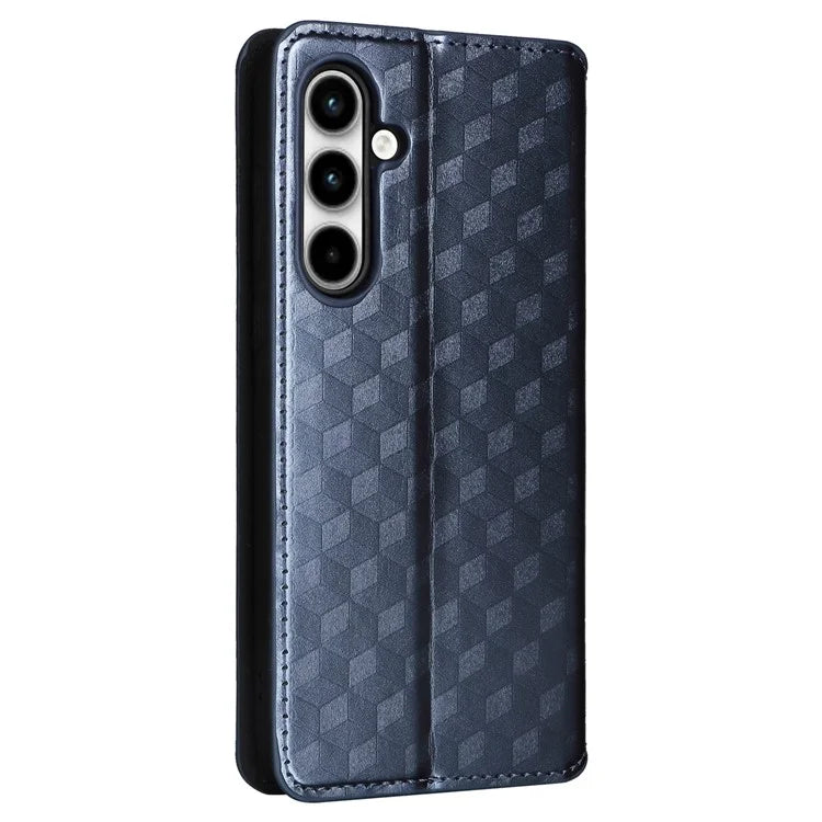 For Samsung Galaxy A35 5G Phone Wallet Leather Case Rhombus Imprinted