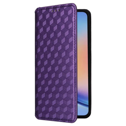 For Samsung Galaxy A35 5G Phone Wallet Leather Case Rhombus Imprinted