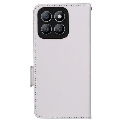 For Honor X8b 4G Phone Leather Case Wallet Cover Litchi Texture