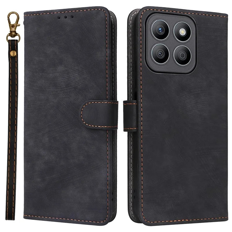 For Honor X8b 4G Wallet Case RFID Blocking Leather Phone Cover