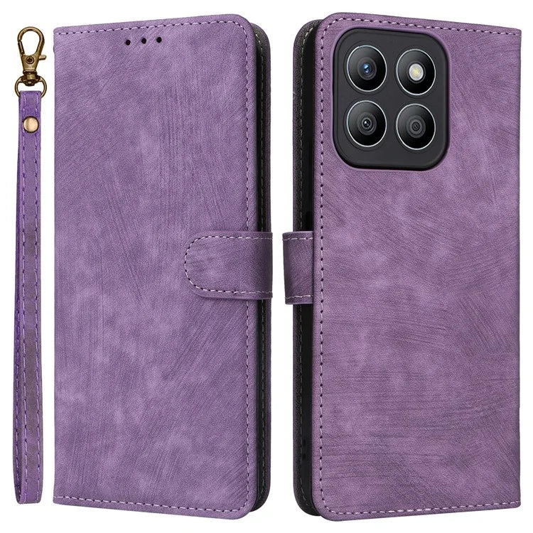 For Honor X8b 4G Wallet Case RFID Blocking Leather Phone Cover