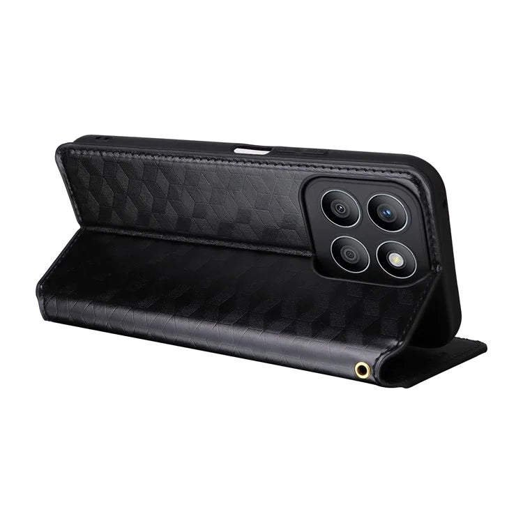 For Honor X8b 4G Wallet Case Magnetic Closing Leather Phone Cover