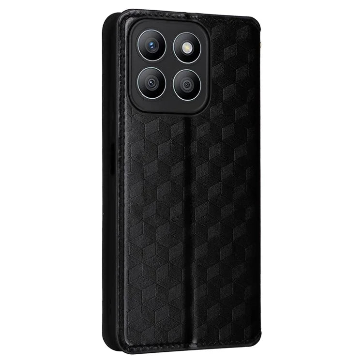 For Honor X8b 4G Wallet Case Magnetic Closing Leather Phone Cover