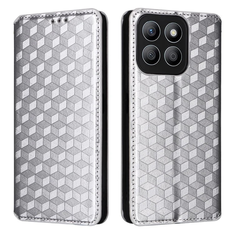 For Honor X8b 4G Wallet Case Magnetic Closing Leather Phone Cover