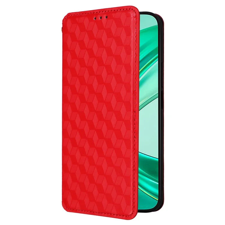 For Honor X8b 4G Wallet Case Magnetic Closing Leather Phone Cover
