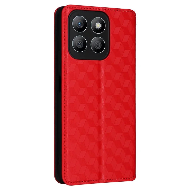 For Honor X8b 4G Wallet Case Magnetic Closing Leather Phone Cover