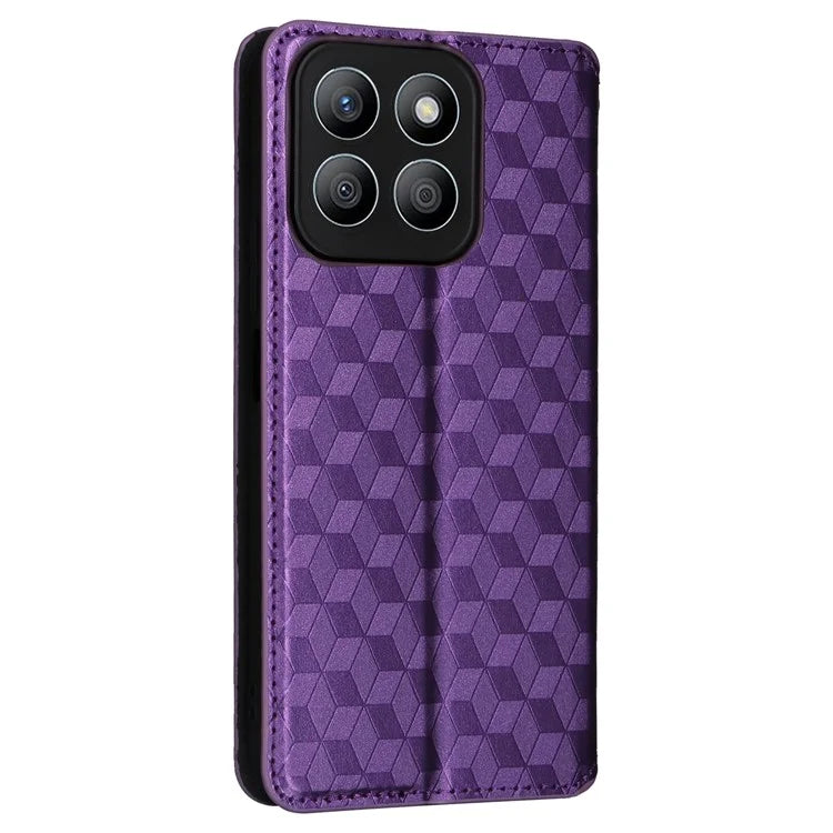 For Honor X8b 4G Wallet Case Magnetic Closing Leather Phone Cover