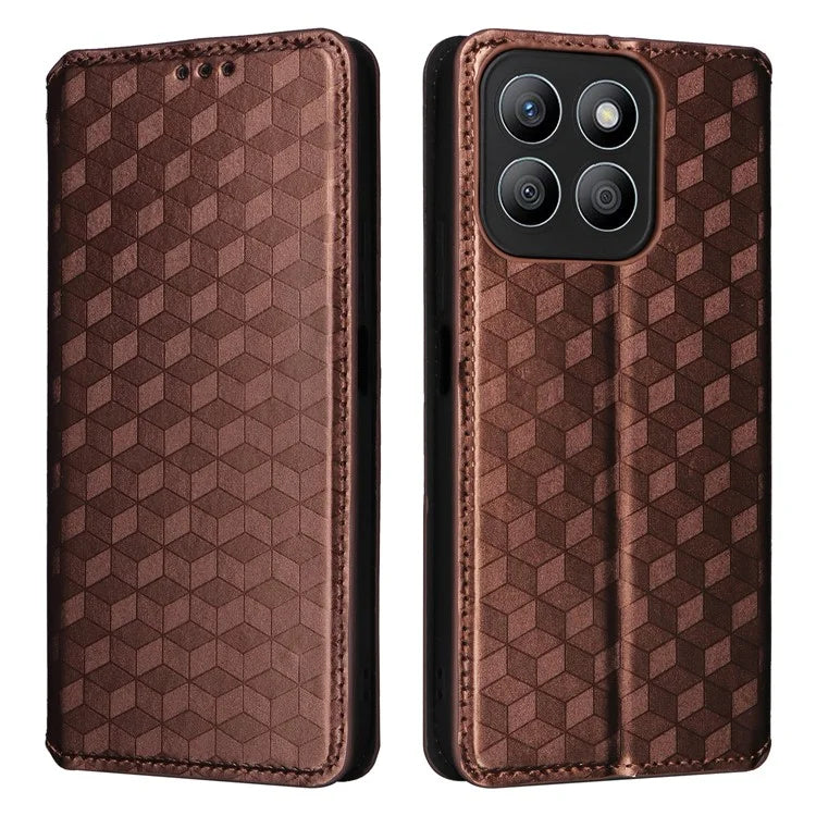 For Honor X8b 4G Wallet Case Magnetic Closing Leather Phone Cover