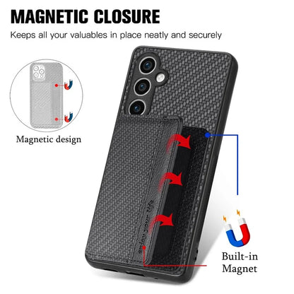 For Samsung Galaxy S23 FE Case RFID Blocking Card Slots Phone Cover