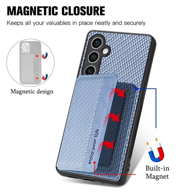 For Samsung Galaxy S23 FE Case RFID Blocking Card Slots Phone Cover
