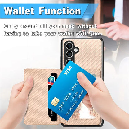For Samsung Galaxy S23 FE Case RFID Blocking Card Slots Phone Cover