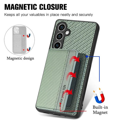 For Samsung Galaxy S23 FE Case RFID Blocking Card Slots Phone Cover