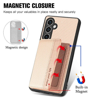 For Samsung Galaxy S23 FE Case RFID Blocking Card Slots Phone Cover