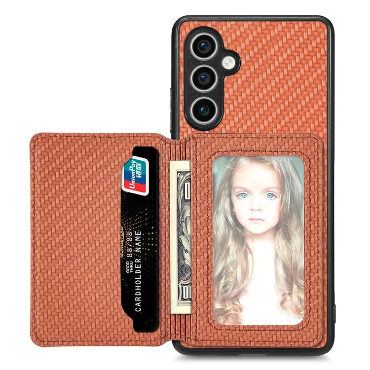 For Samsung Galaxy S23 FE Case RFID Blocking Card Slots Phone Cover