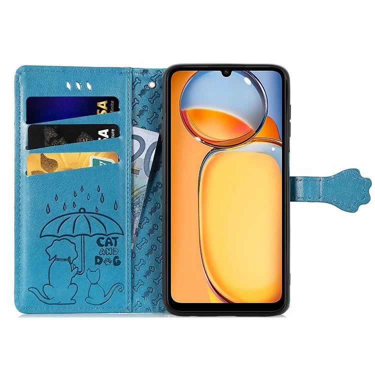 For Xiaomi Redmi 13C 4G / Poco C65 4G Wallet Case Phone Leather Cover Magnetic Clasp
