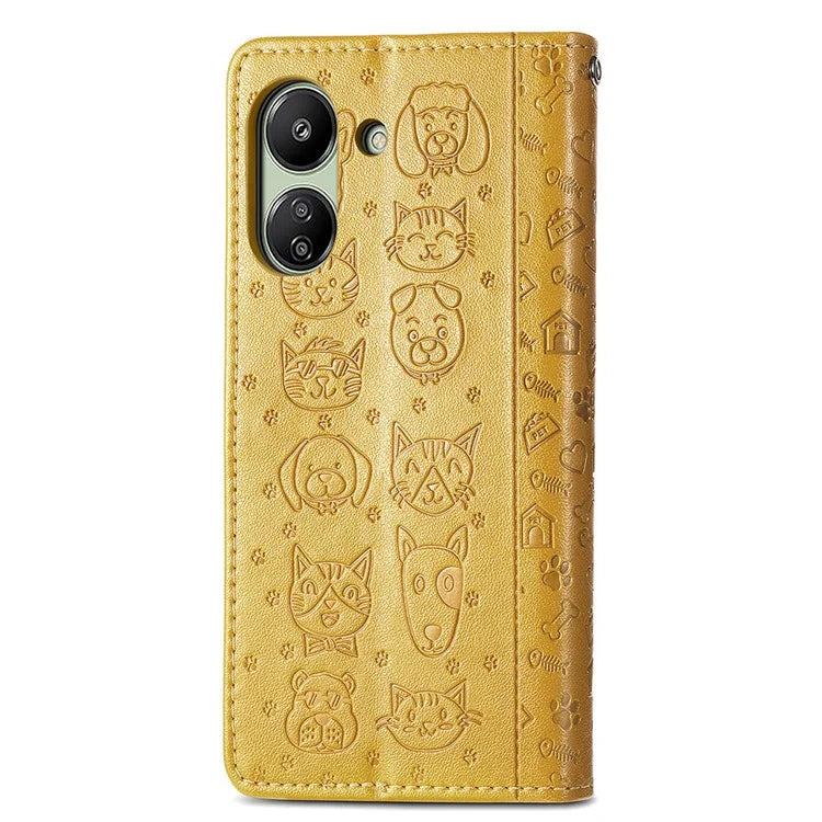 For Xiaomi Redmi 13C 4G / Poco C65 4G Wallet Case Phone Leather Cover Magnetic Clasp