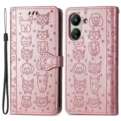 For Xiaomi Redmi 13C 4G / Poco C65 4G Wallet Case Phone Leather Cover Magnetic Clasp