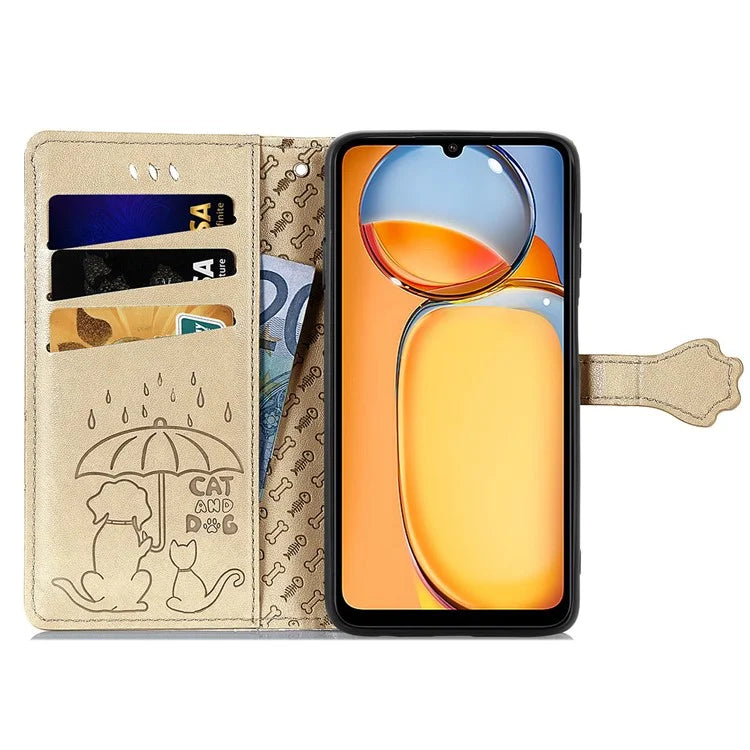 For Xiaomi Redmi 13C 4G / Poco C65 4G Wallet Case Phone Leather Cover Magnetic Clasp