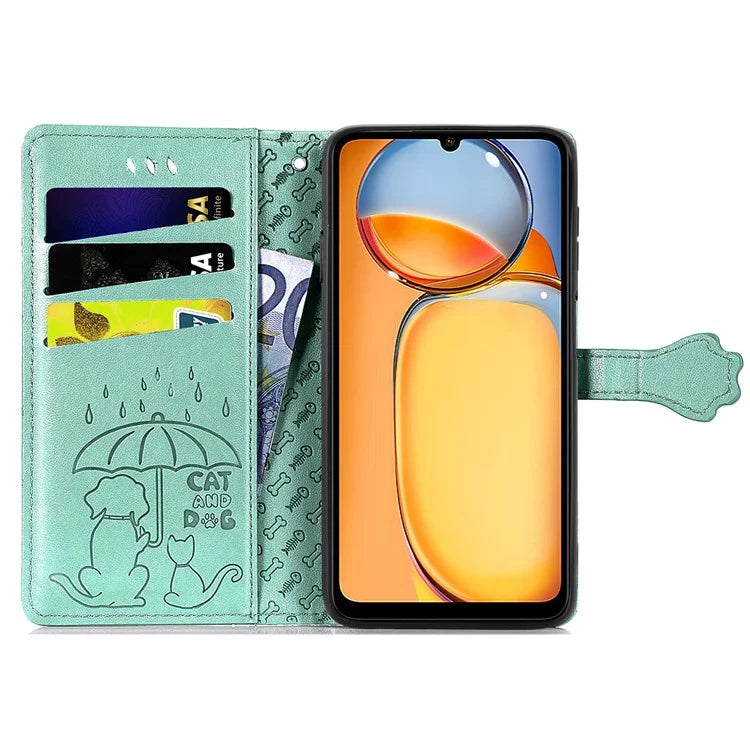 For Xiaomi Redmi 13C 4G / Poco C65 4G Wallet Case Phone Leather Cover Magnetic Clasp