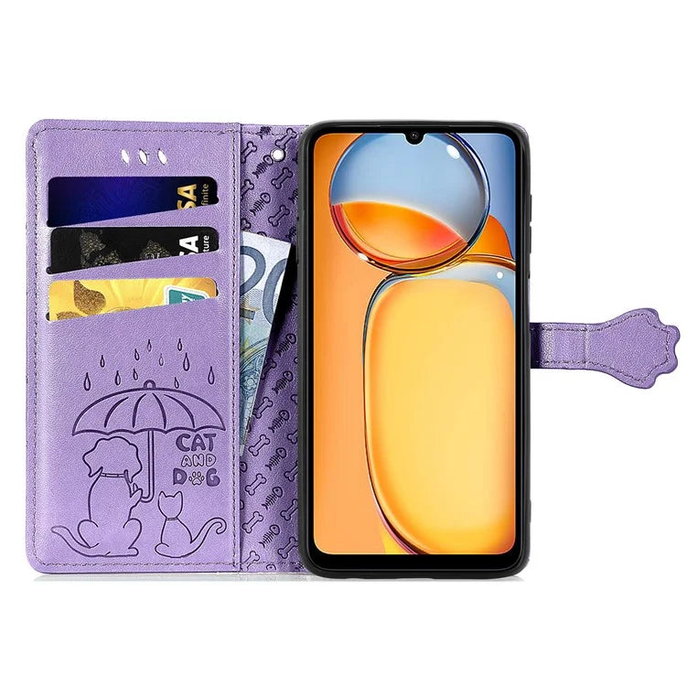 For Xiaomi Redmi 13C 4G / Poco C65 4G Wallet Case Phone Leather Cover Magnetic Clasp