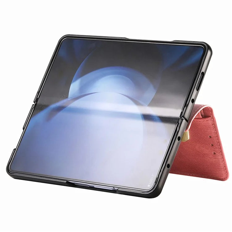 For Samsung Galaxy Z Fold5 5G Detachable Phone Case Zipper Wallet Cover RFID Blocking