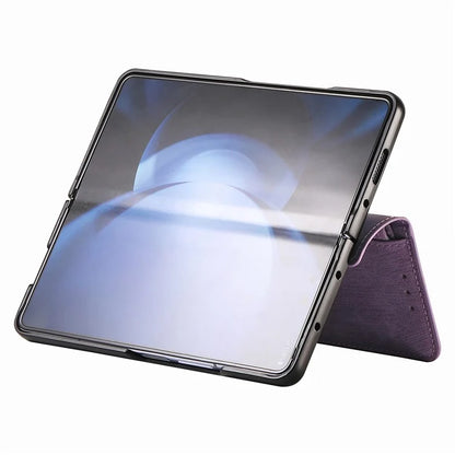 For Samsung Galaxy Z Fold5 5G Detachable Phone Case Zipper Wallet Cover RFID Blocking