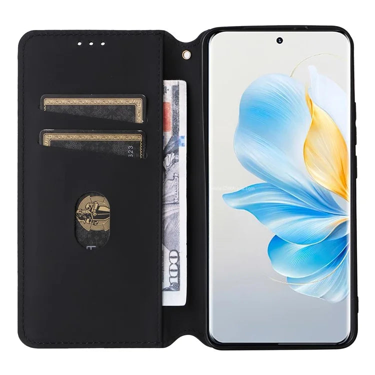 For Xiaomi Redmi K70 5G / K70 Pro 5G Leather Case Rhombus Pattern Flip Wallet Cover