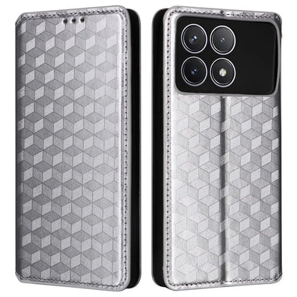 For Xiaomi Redmi K70 5G / K70 Pro 5G Leather Case Rhombus Pattern Flip Wallet Cover