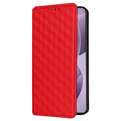 For Xiaomi Redmi K70 5G / K70 Pro 5G Leather Case Rhombus Pattern Flip Wallet Cover