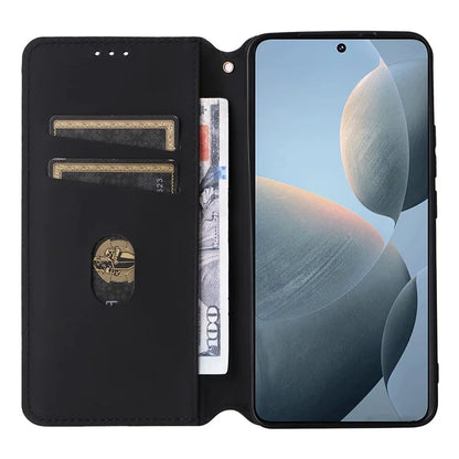 For Xiaomi Redmi K70 5G / K70 Pro 5G Leather Case Rhombus Pattern Flip Wallet Cover