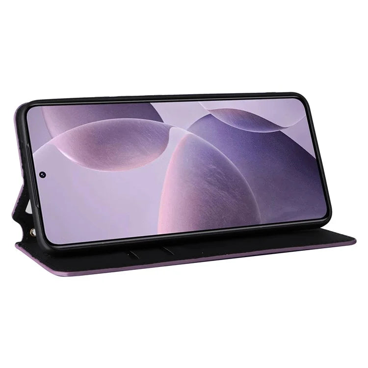 For Xiaomi Redmi K70 5G / K70 Pro 5G Leather Case Rhombus Pattern Flip Wallet Cover