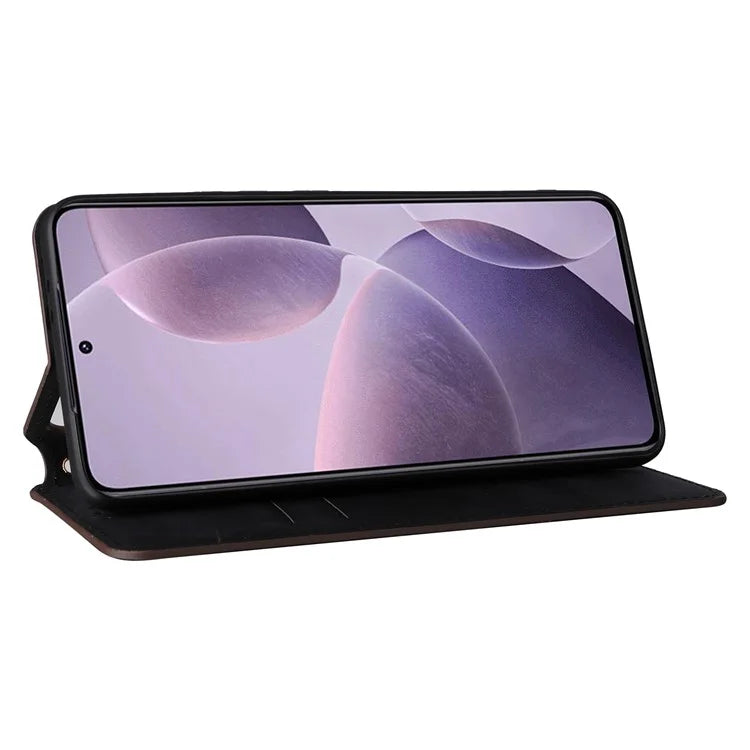 For Xiaomi Redmi K70 5G / K70 Pro 5G Leather Case Rhombus Pattern Flip Wallet Cover