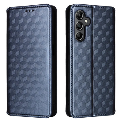 For Samsung Galaxy A15 4G / 5G Leather Case Phone Wallet Cover Rhombus Pattern
