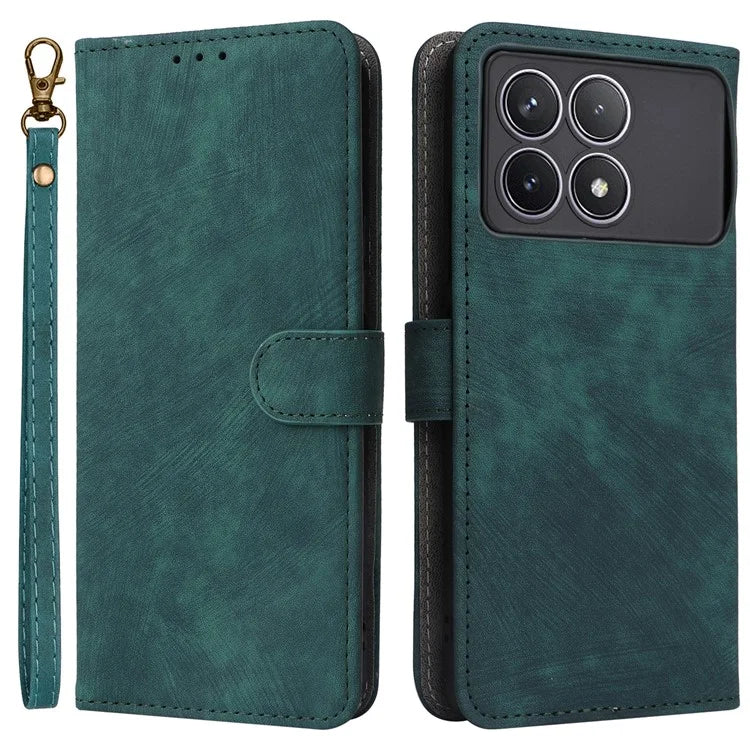 For Xiaomi Redmi K70 5G / K70 Pro 5G Leather Case with Strap RFID Blocking Phone Wallet