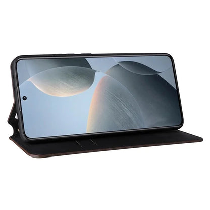 For Xiaomi Redmi K70E 5G / Poco X6 Pro 5G Case Rhombus Pattern Leather Cover