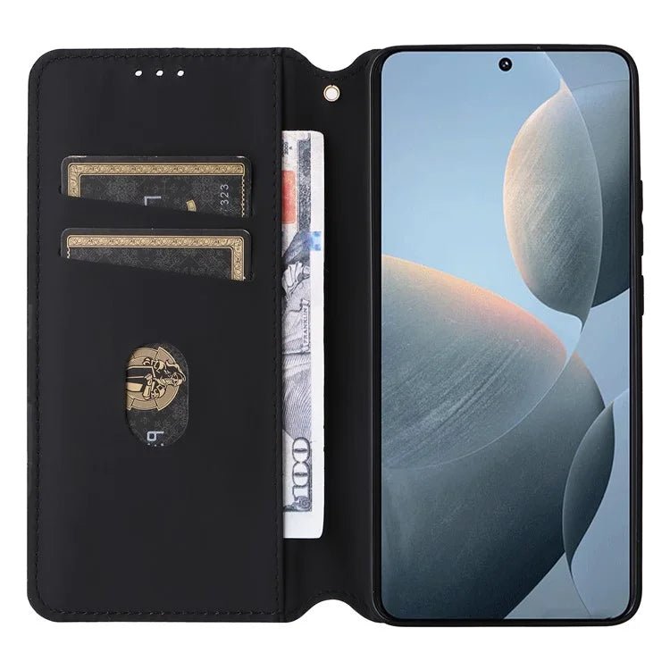For Xiaomi Redmi K70E 5G / Poco X6 Pro 5G Case Rhombus Pattern Leather Cover