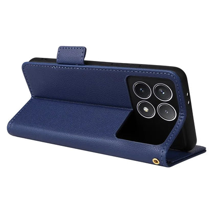 For Xiaomi Redmi K70 5G / K70 Pro 5G Leather Case Litichi Texture Magnetic Clasp