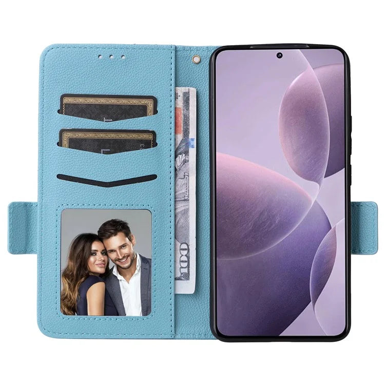 For Xiaomi Redmi K70 5G / K70 Pro 5G Leather Case Litichi Texture Magnetic Clasp