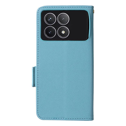 For Xiaomi Redmi K70 5G / K70 Pro 5G Leather Case Litichi Texture Magnetic Clasp