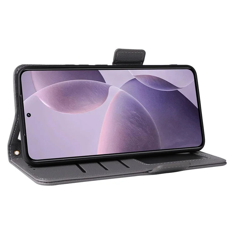 For Xiaomi Redmi K70 5G / K70 Pro 5G Leather Case Litichi Texture Magnetic Clasp