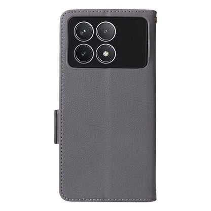 For Xiaomi Redmi K70 5G / K70 Pro 5G Leather Case Litichi Texture Magnetic Clasp