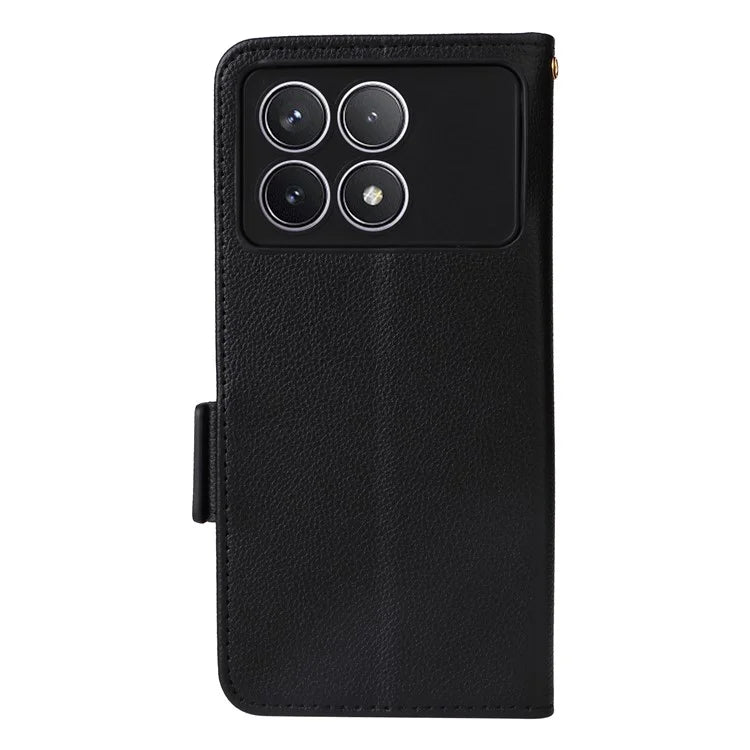 For Xiaomi Redmi K70 5G / K70 Pro 5G Leather Case Litichi Texture Magnetic Clasp