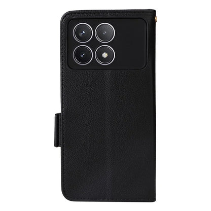 For Xiaomi Redmi K70 5G / K70 Pro 5G Leather Case Litichi Texture Magnetic Clasp