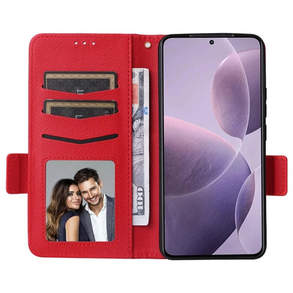 For Xiaomi Redmi K70 5G / K70 Pro 5G Leather Case Litichi Texture Magnetic Clasp
