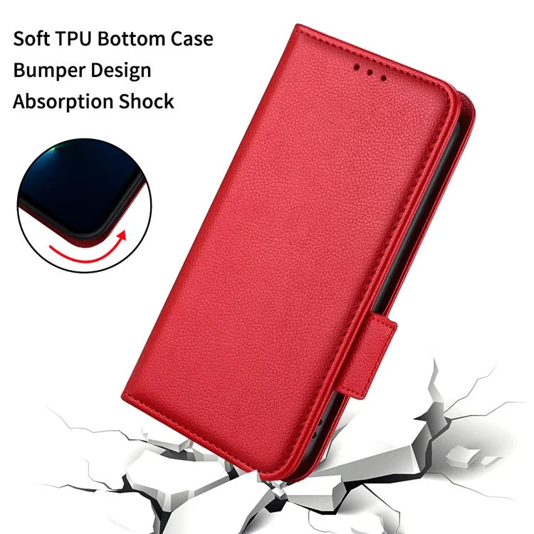 For Xiaomi Redmi K70 5G / K70 Pro 5G Leather Case Litichi Texture Magnetic Clasp